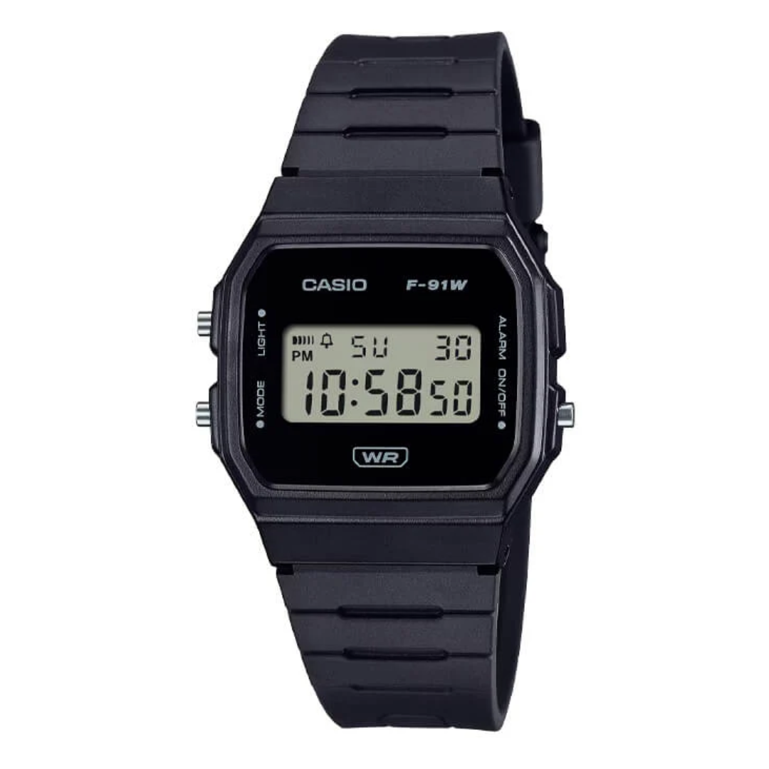 Reloj Casio Vintage Bio-Plastic F-91WB-1A Unisex - Digital